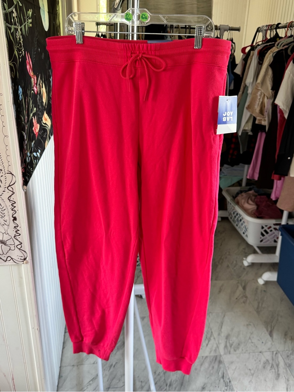 JoyLab Hot Pink Ribbed Lounge Pants